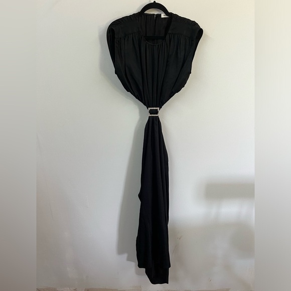 Sandro Paris Plaza Embellished Cut Out Midi Dress - Picture 7 of 16